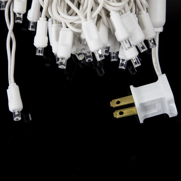 36 Light Pure White Twinkle 5MM Curtain Lights 5 36 Light Pure White Twinkle 5MM Curtain Lights - Image 3