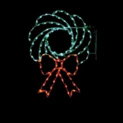 Illuminated Wreath | Pole Mount