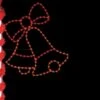 Bells With Bow 2 Bells With Bow -Christmas Decor Sale pmct 76