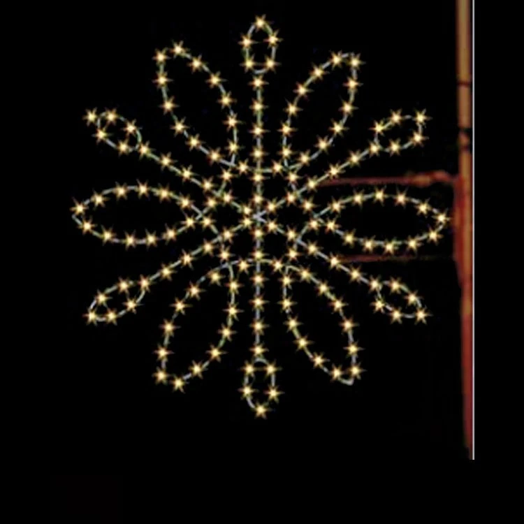 6' Spiral Snowflake 3 6' Spiral Snowflake