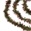 Northlight 50' X 2.5" Shiny Red And Green Tinsel Artificial Christmas Garland - Unlit