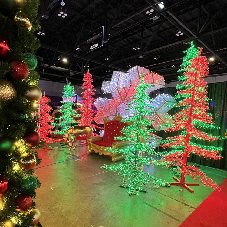 Christmas Designers 11' Ice Sculpture Christmas Tree - Green 6 Christmas Designers 11' Ice Sculpture Christmas Tree - Green - Image 4