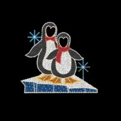 Penguin Double Lookthrough On Iceberg