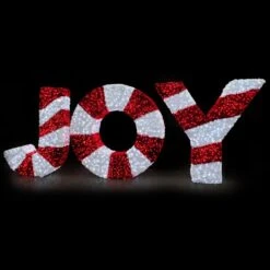 JOY Garland Topiary Letter Sign