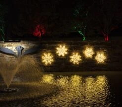 48" Aspen Snowflake - Warm White -Christmas Decor Sale rlsf 24ws ww and rlsf 24as ww l2 4