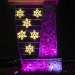 24" Winter Snowflake - Warm White -Christmas Decor Sale rlsf ws l2