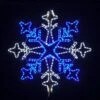 36" Aspen Snowflake - Pure White And Blue 2 36" Aspen Snowflake - Pure White And Blue -Christmas Decor Sale rlsf aspen snowflake bpw 1