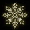 24" Aspen Snowflake - Warm White -Christmas Decor Sale rlsf aspen snowflake ww