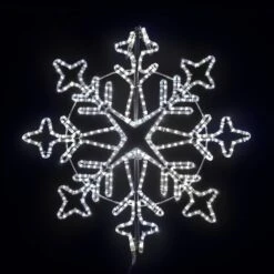 36" Aspen Snowflake - Pure White