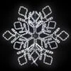 48" Star Snowflake - Pure White
