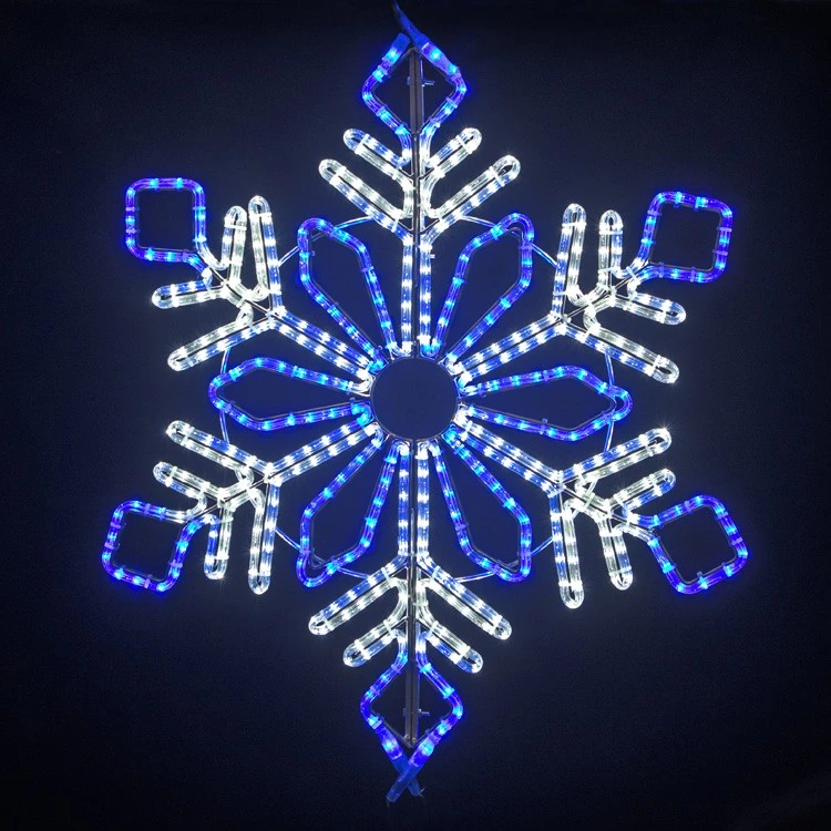 36" Winter Snowflake - Pure White And Blue 3 36" Winter Snowflake - Pure White And Blue
