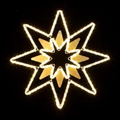 27" Dazzle Snowflake - Warm White