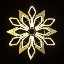 27" Radiance Snowflake - Warm White
