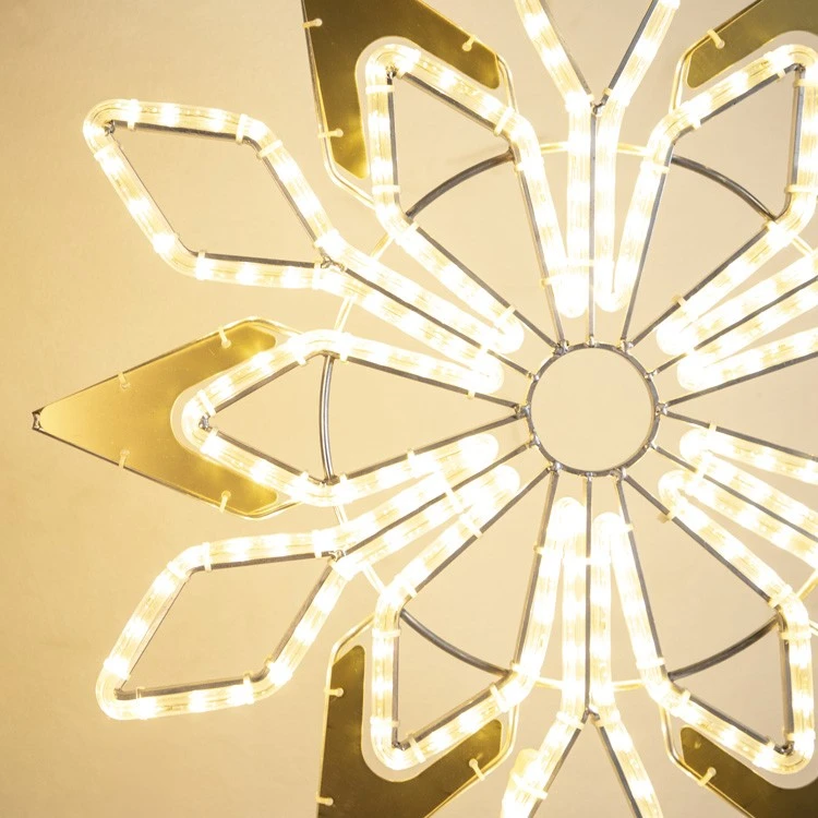 27" Radiance Snowflake - Warm White 4 27" Radiance Snowflake - Warm White - Image 2