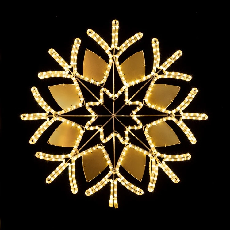 35" Glimmer Snowflake - Warm White 3 35" Glimmer Snowflake - Warm White