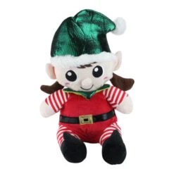 Northlight Plush Sitting Boy And Girl Christmas Elf Figures - 13" - Red And Green - Set Of 2 7 Northlight Plush Sitting Boy And Girl Christmas Elf Figures - 13" - Red And Green - Set Of 2 -Christmas Decor Sale roc3k2cysfvbsjxsjalehk2xuft9s5fq 61934.1588411205