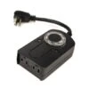 Two Outlet Mechanical Photocell Timer -Christmas Decor Sale s 027hd 1