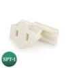 18/2 Female Vampire Plug - White - SPT1, Break Away Tab - Available In Bags/Cases Of 5, 50 And 1000 2 18/2 Female Vampire Plug - White - SPT1, Break Away Tab - Available In Bags/Cases Of 5, 50 And 1000 -Christmas Decor Sale s f 182 1 w spt 1 a