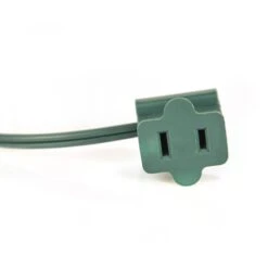 18/2 Female Slide On Vampire Plug, SPT-2, Green, Breakaway Tab - Available In Bags/Cases Of 5, 50, 1000 -Christmas Decor Sale s f 182 1t gr on zip cord 7
