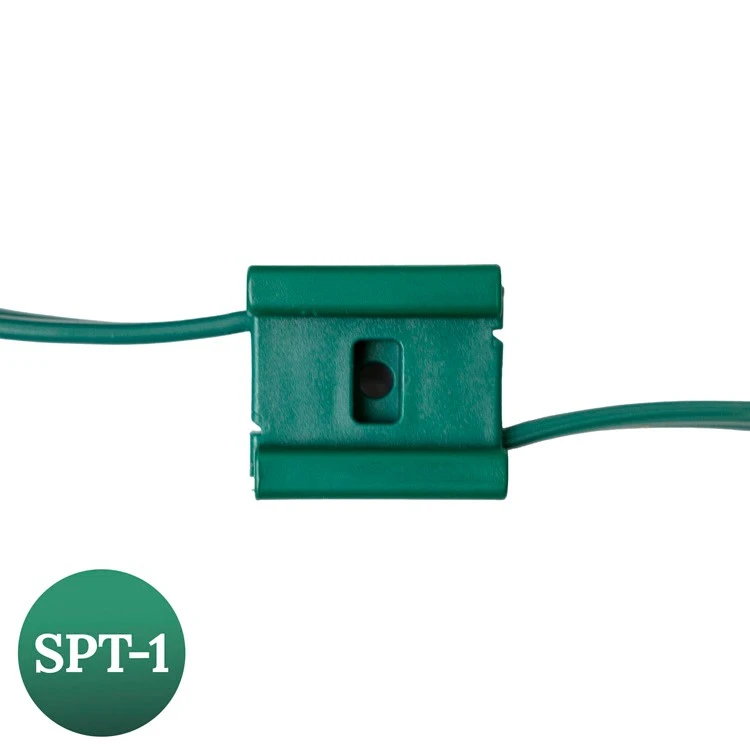 Cord Connector Plug - SPT-1 Green - Available In Bags/Cases Of 5, 50 And 1000 3 Cord Connector Plug - SPT-1 Green - Available In Bags/Cases Of 5, 50 And 1000