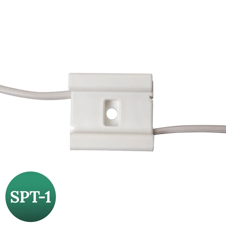 Cord Connector Plug - SPT-1 White - Available In Bags/Cases Of 5, 50 And 1000 3 Cord Connector Plug - SPT-1 White - Available In Bags/Cases Of 5, 50 And 1000