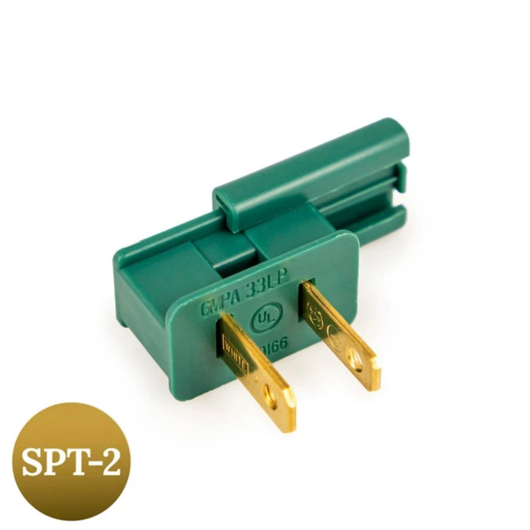 18/2 Male Slide On Vampire Plug, SPT-2, Green - Available In Bags/Cases Of 5, 50 And 1000 3 18/2 Male Slide On Vampire Plug, SPT-2, Green - Available In Bags/Cases Of 5, 50 And 1000