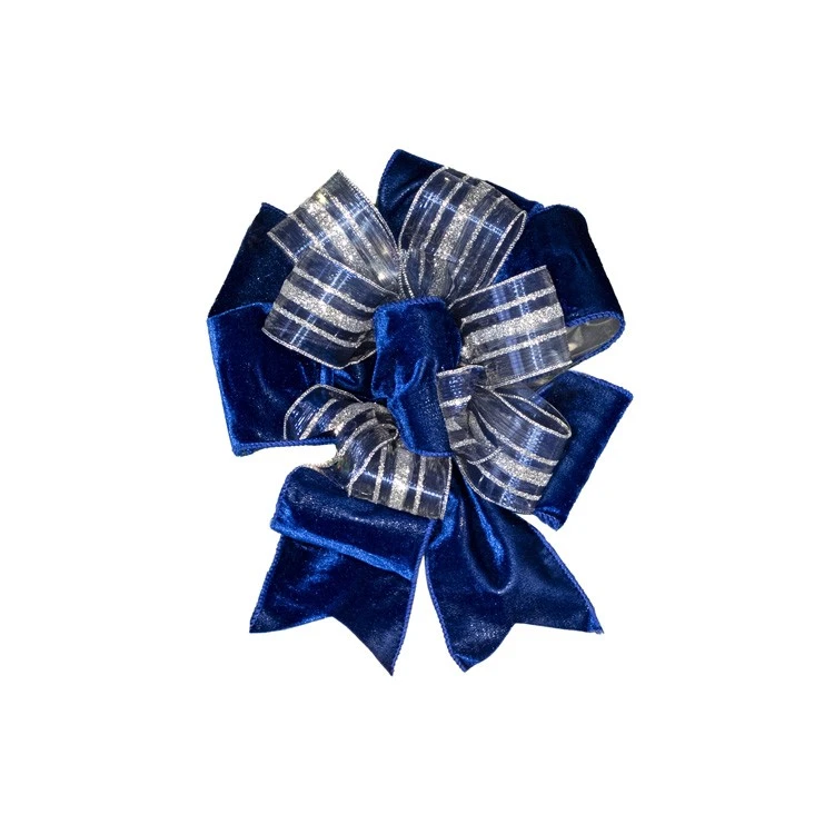 Bow For 48" Sapphire Sky Wreath 3 Bow For 48" Sapphire Sky Wreath