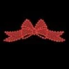Center Mount Bow 6' W X 2' 3" T, 77 Bulbs, LED -Christmas Decor Sale sgn cmb77 led