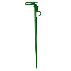 Northlight Set Of 100 Green 2-in-1 Christmas Decorations Tie Down And Light Stakes- 7.5"