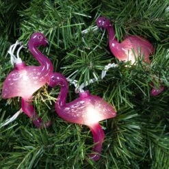Flamingo Lights - 10 LEDs - Warm White -Christmas Decor Sale sl l10f ww 3