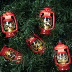Kerosene Lamp Lights - 10 LEDs - Warm White -Christmas Decor Sale sl l10kl ww