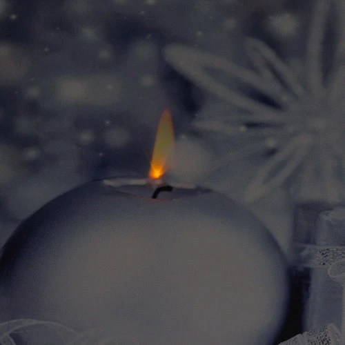 Northlight LED Lighted Candle And Gift Wintry Scene Christmas Canvas Wall Art 12" X 15.75" 5 Northlight LED Lighted Candle And Gift Wintry Scene Christmas Canvas Wall Art 12" X 15.75" - Image 3