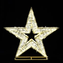 4' 3D LED Star Icon - Warm White -Christmas Decor Sale sm star