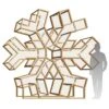 10' Giant LED 3D Snowflake - Warm White - Radiant -Christmas Decor Sale snowflake 10 1