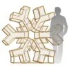 6' LED Snowflake Icon - Radiant - Warm White 2 6' LED Snowflake Icon - Radiant - Warm White -Christmas Decor Sale snowflake 6