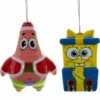 SpongeBob And Patrick 3 1/2-Inch Decoupage Ornaments -Christmas Decor Sale spongepatorn2892384823 74717.1669493347.386.513