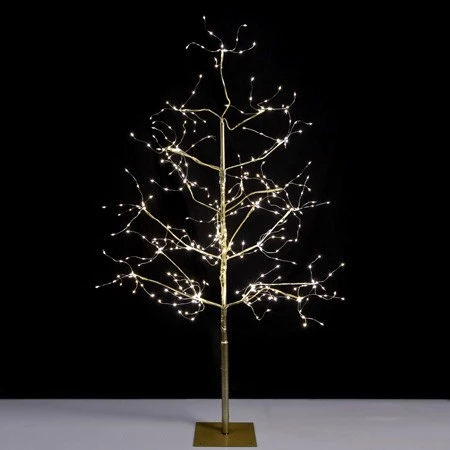 4' Gold Fairy Light LED Tree - 390 LEDs - Warm White 3 4' Gold Fairy Light LED Tree - 390 LEDs - Warm White