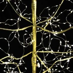 5' Gold Fairy Light LED Tree - 570 LEDs - Warm White -Christmas Decor Sale t iot 5gfl ww 2 cropped
