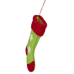 Northlight 9.5" Green And Red Stars Felt Christmas Stocking Ornament 7 Northlight 9.5" Green And Red Stars Felt Christmas Stocking Ornament -Christmas Decor Sale tii 51544b rd 1 17473.1591634599