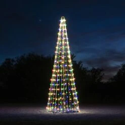 20' Commercial Tree Of Lights - Green -Christmas Decor Sale tol 20 m a 2