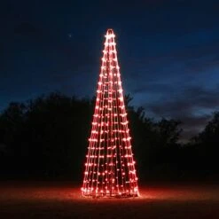 20' Commercial Tree Of Lights - Green -Christmas Decor Sale tol 20 rd a 2