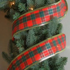 Northlight Green And Red Plaid Wired Christmas Craft Ribbon 2.5" X 10 Yards -Christmas Decor Sale tpski6bhc8rrofjjiysbispo8ks13rka 46304.1665610434