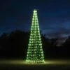 30' Commercial Tree Of Lights With LED Retrofit Bulbs - Green -Christmas Decor Sale tree of lights green