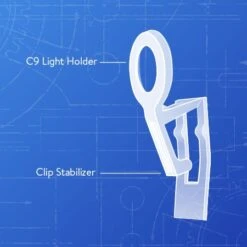 C7 Tuff Clips-Bag Of 100 -Christmas Decor Sale tuff clip blueprint 1 1 2