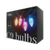Twinkly RGB C9 Lights - 40L - Green Wire - Gen II -Christmas Decor Sale twc9040stp packaging 2023