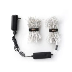 Twinkly RGBW - Icicle Lights - 190L, 4" Sp, Wifi - Transparent Wire -Christmas Decor Sale twi190stp tus top