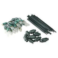 Northlight Set Of 15 Clear Lighted C9 Shape Christmas Pathway Markers, Green Wire -Christmas Decor Sale ufpyzcrhyganxyjytzqv1fyjjzmz8nxa 47099.1710790732