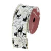 Northlight White And Black Playful Reindeer Christmas Wired Craft Ribbon 2.5" X 10 Yards -Christmas Decor Sale videahx9rn23zfd2i6dsqzzmnxgr6y74 42672.1665610428