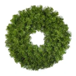 24" Deluxe Oregon Fir Wreath, Unlit-No Bow