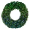 30" Deluxe Oregon Fir Wreath - Lit With Twinkly Pro RGBW -Christmas Decor Sale w 30 dofl twkprgbw 21